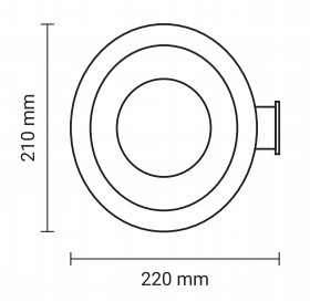 dimensions spot solaire extérieur 